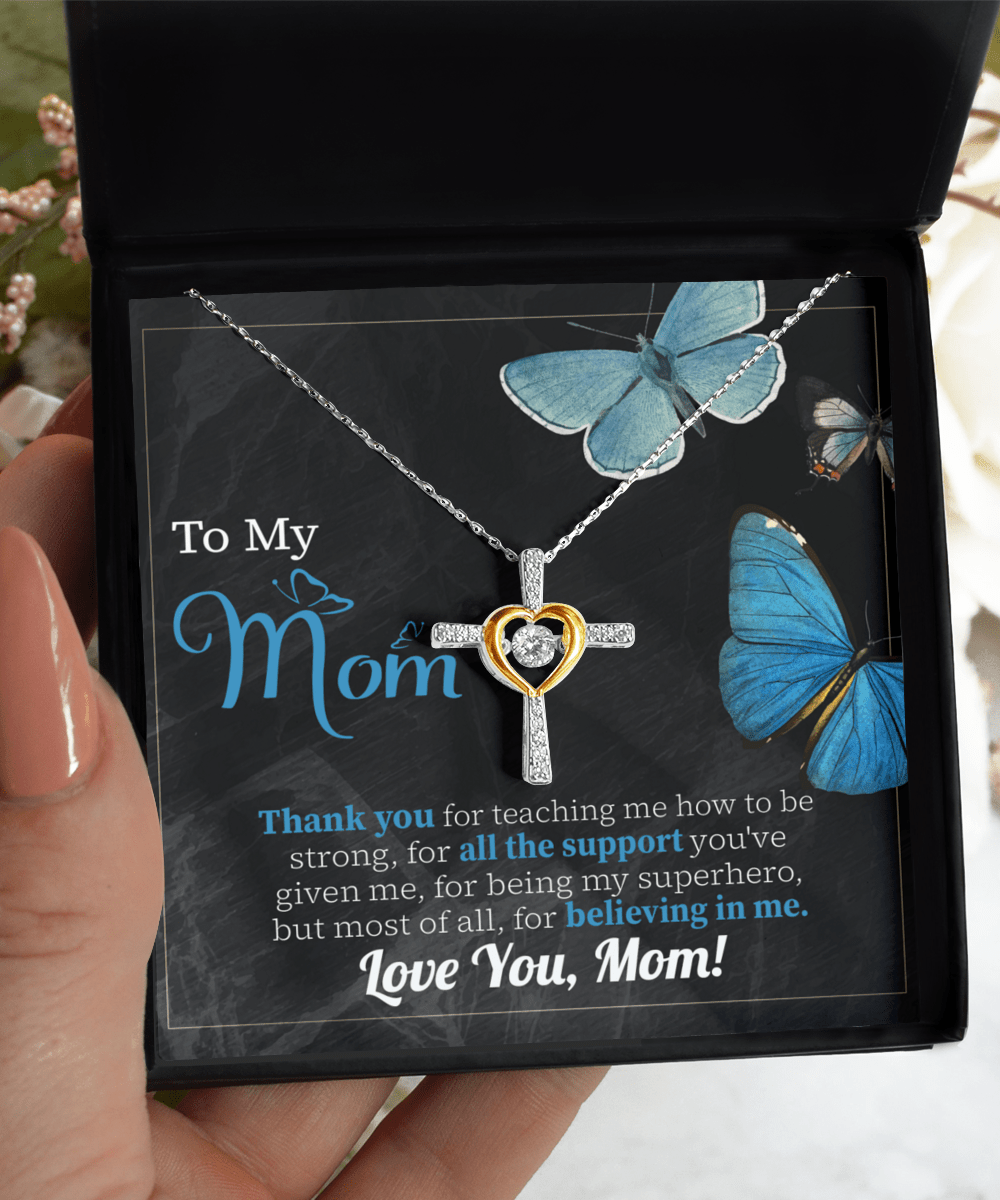 Superhero Mom - Love Cross Necklace - Real Rad Boutique