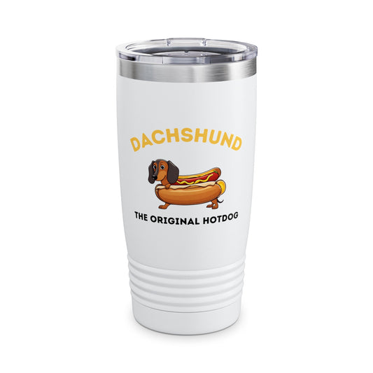 The Original Hotdog - Dachshund Ringneck Tumbler - Real Rad Boutique