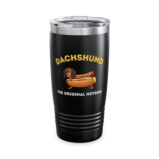 The Original Hotdog - Dachshund Ringneck Tumbler - Real Rad Boutique