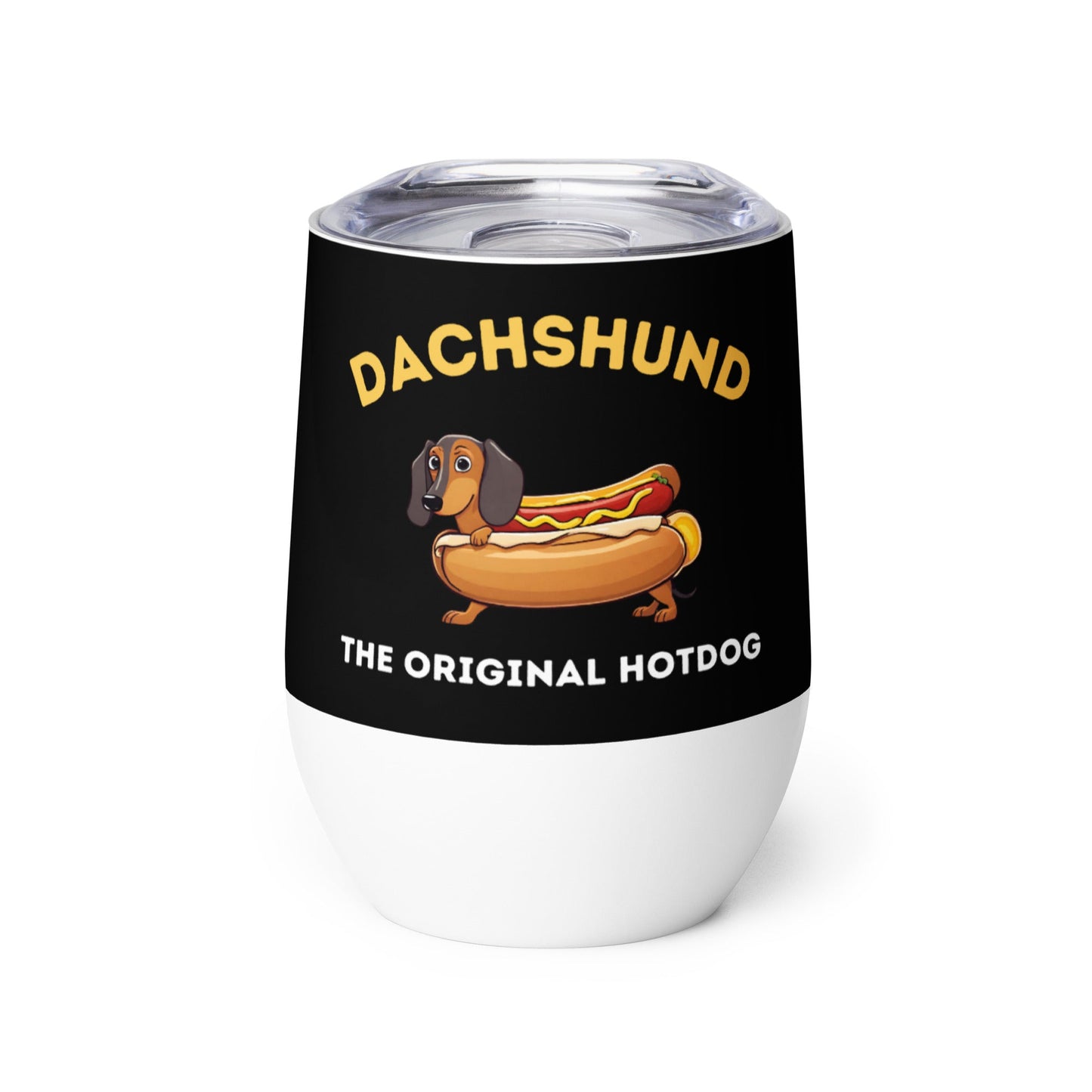 The Original Hotdog - Dachshund Wine Tumbler - Real Rad Boutique