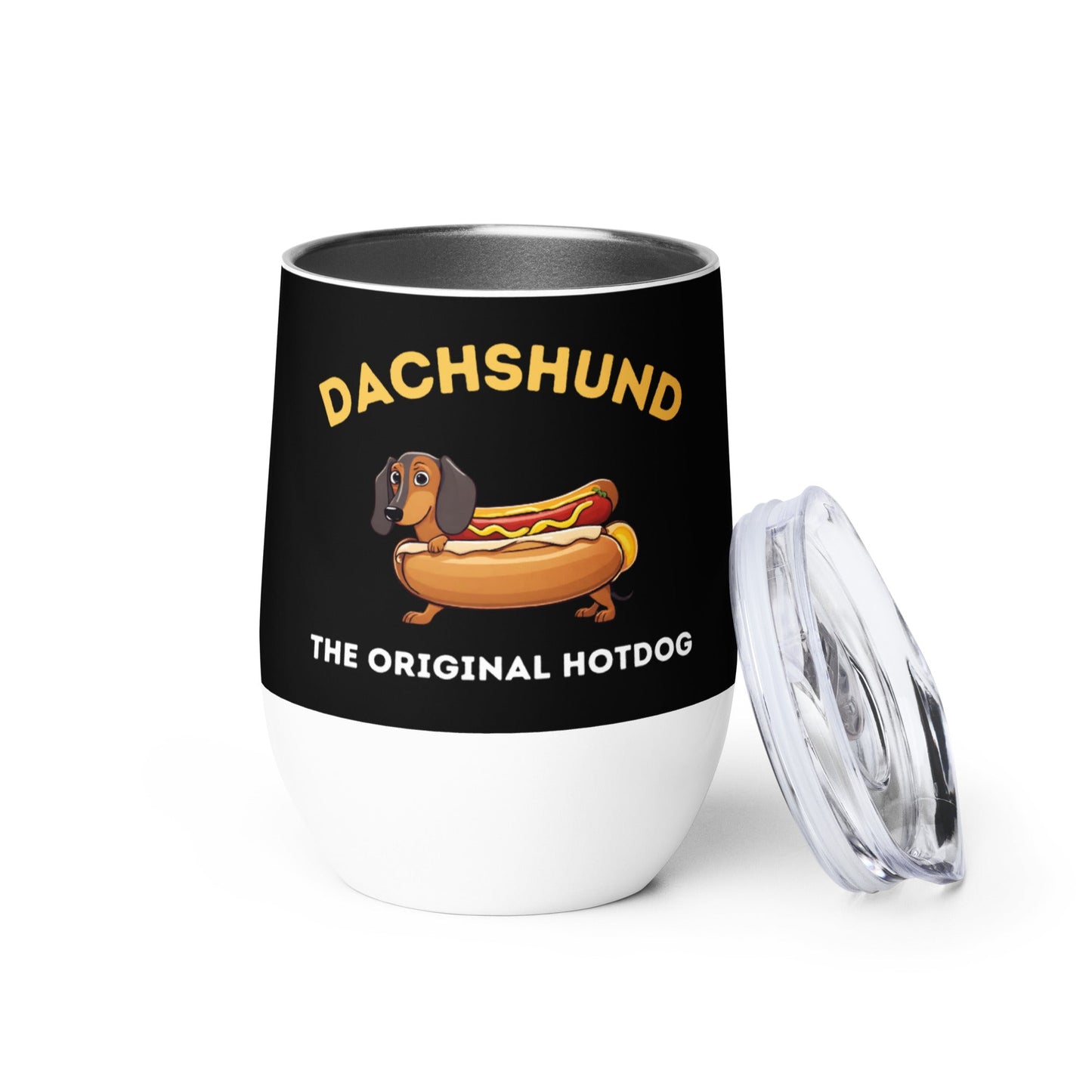 The Original Hotdog - Dachshund Wine Tumbler - Real Rad Boutique