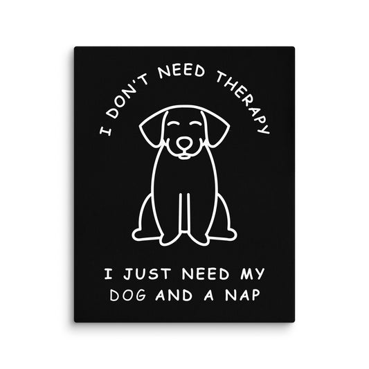 Therapy Dog - Canvas - Real Rad Boutique