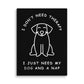 Therapy Dog - Canvas - Real Rad Boutique