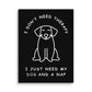 Therapy Dog - Canvas - Real Rad Boutique