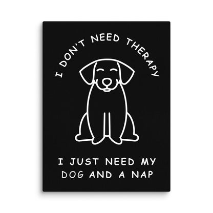 Therapy Dog - Canvas - Real Rad Boutique