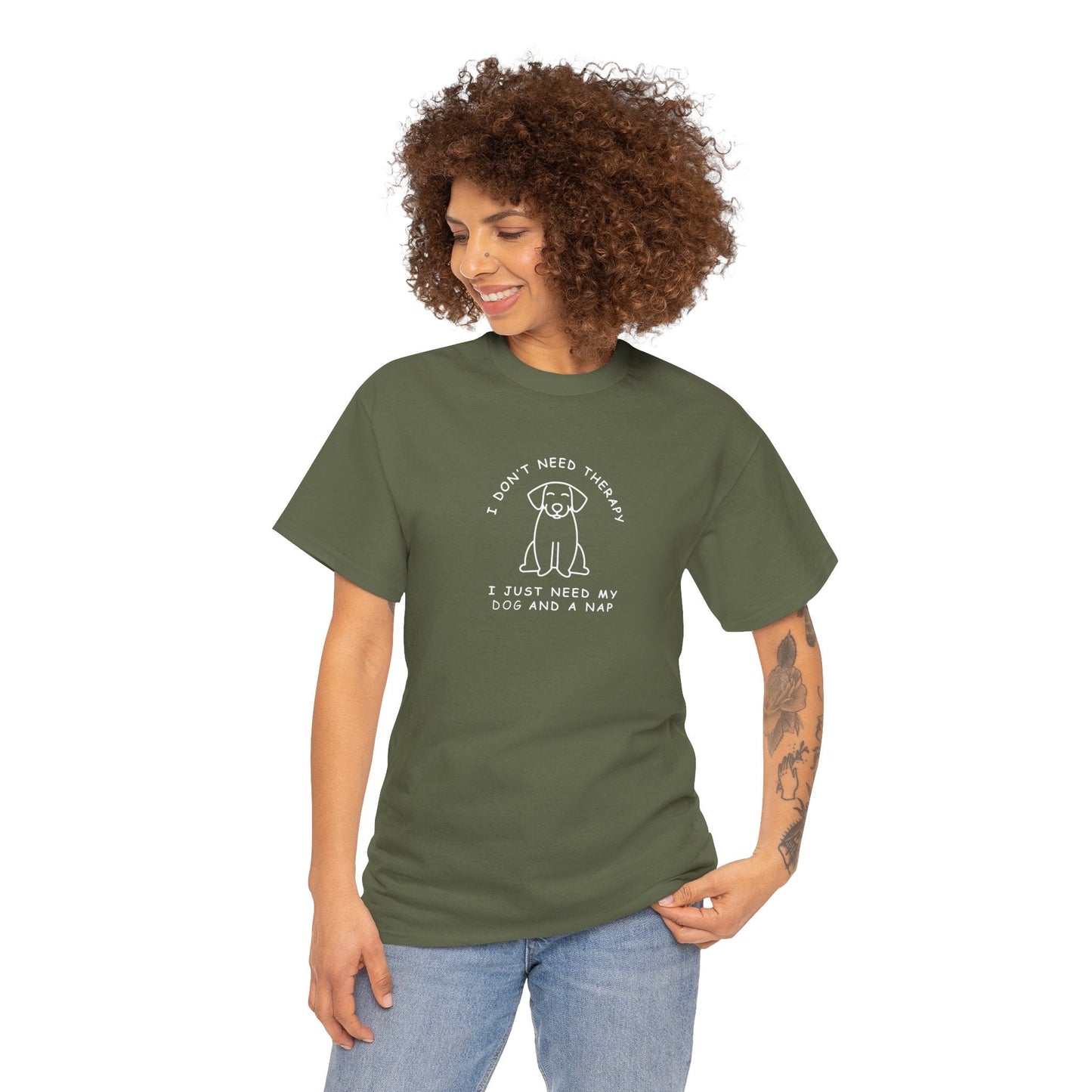 Therapy Dog - Cotton Tee - Real Rad Boutique