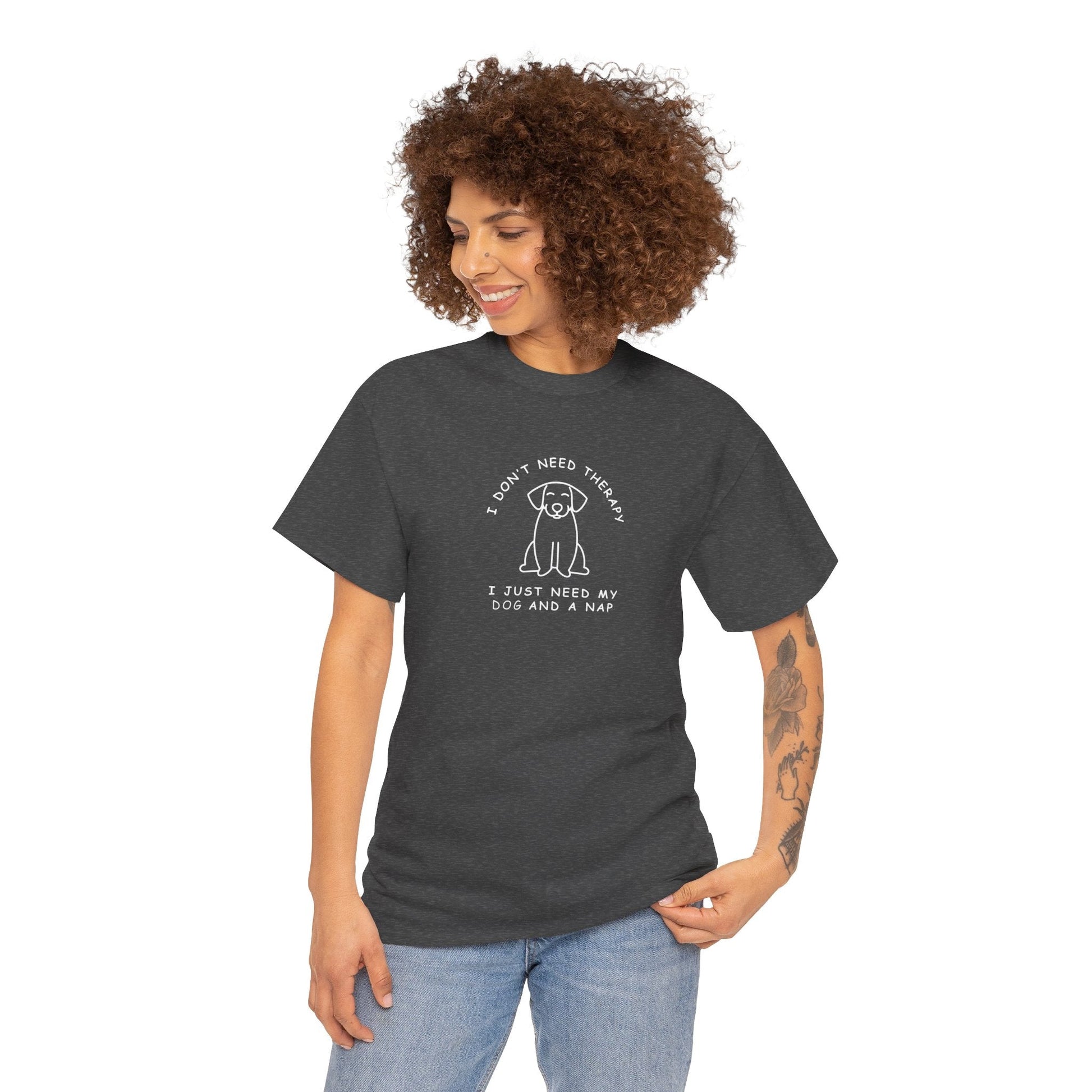 Therapy Dog - Cotton Tee - Real Rad Boutique