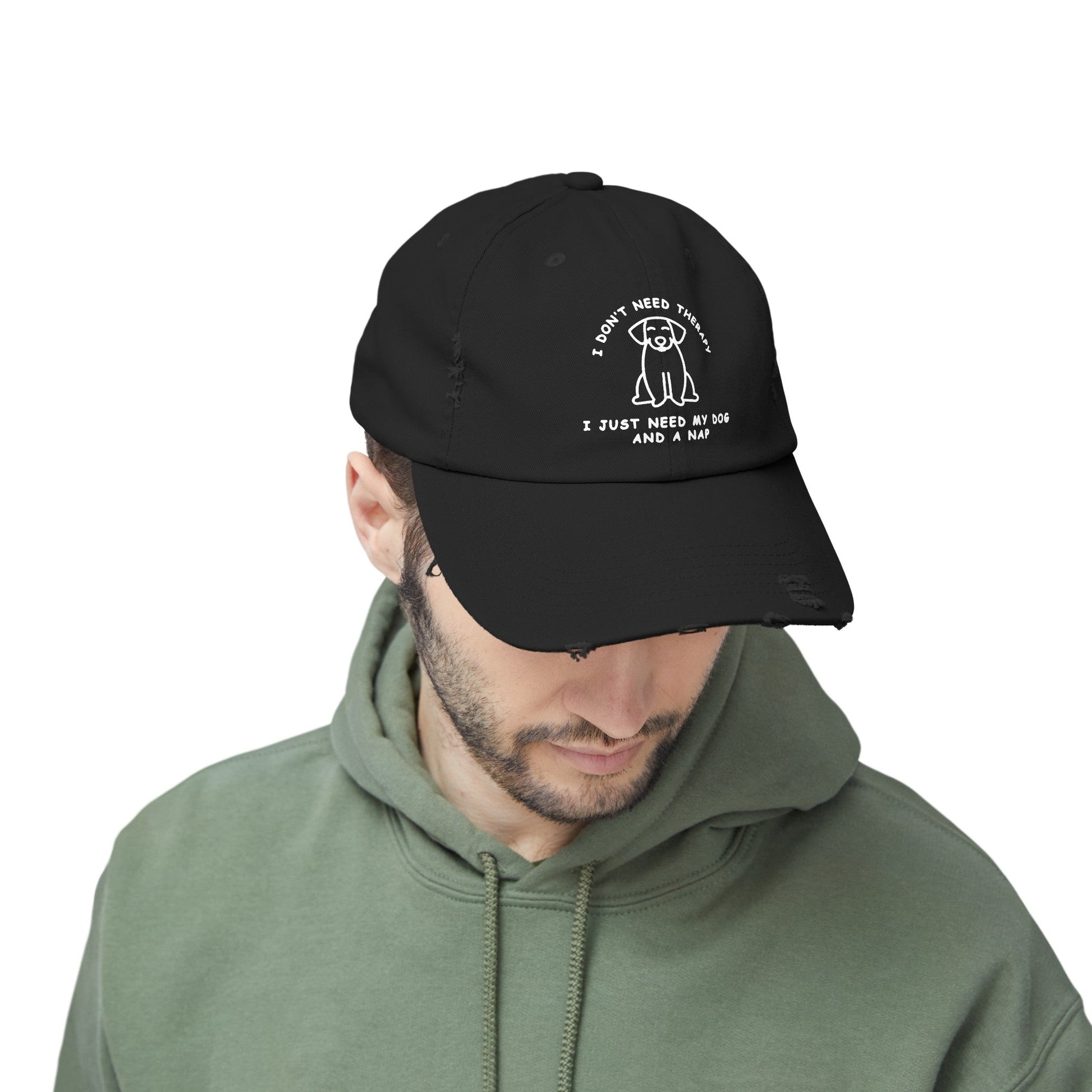 Therapy Dog - Distressed Cap - Real Rad Boutique