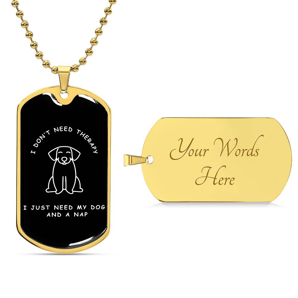 Therapy Dog - Dog Tag - Real Rad Boutique