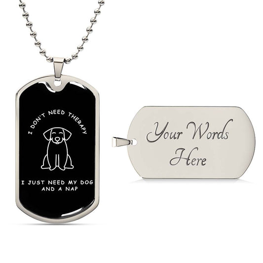 Therapy Dog - Dog Tag - Real Rad Boutique