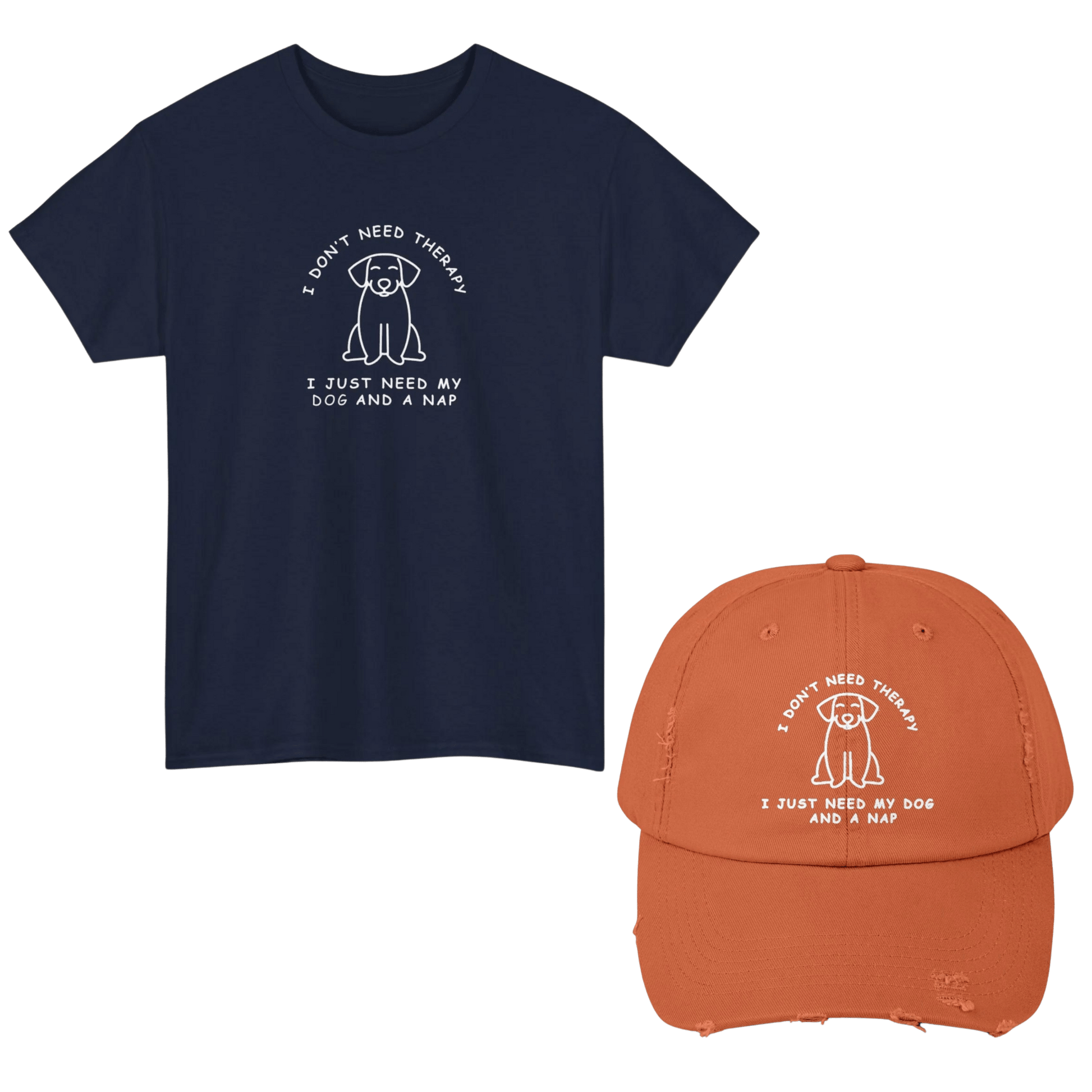 Therapy Dog T - Shirt and Cap Bundle - Real Rad Boutique