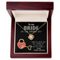 To My Bride on Our Wedding Day - Love Knot Necklace - Real Rad Boutique