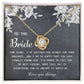 To the Bride: Best Friend's Blessing - Love Knot Necklace - Real Rad Boutique