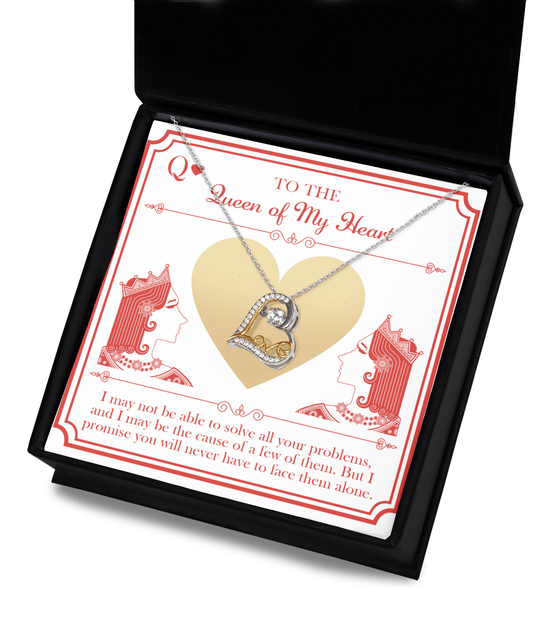 To the Queen of My Heart - Love Dancing Necklace - Real Rad Boutique