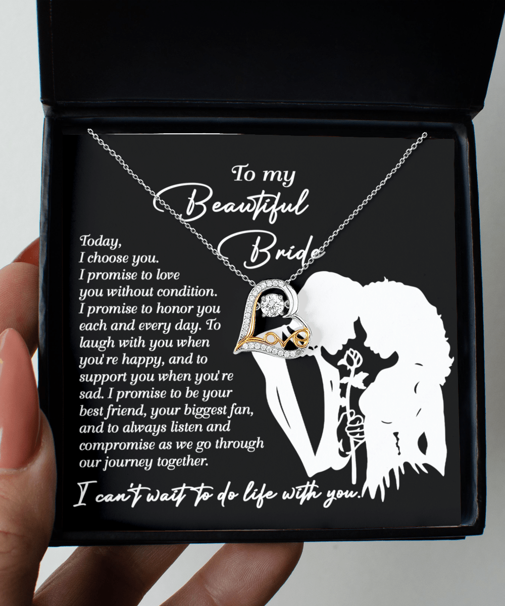 Today, I Choose You - Love Dancing Necklace - Real Rad Boutique