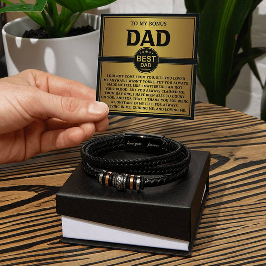 Unconditional Love: A Tribute to Dad - Love You Forever Bracelet - Real Rad Boutique