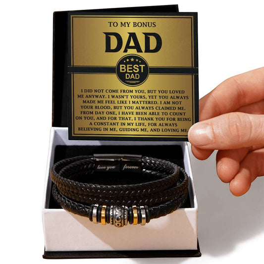 Unconditional Love: A Tribute to Dad - Love You Forever Bracelet - Real Rad Boutique