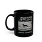 Wiener Crossing - Black Mug - Real Rad Boutique