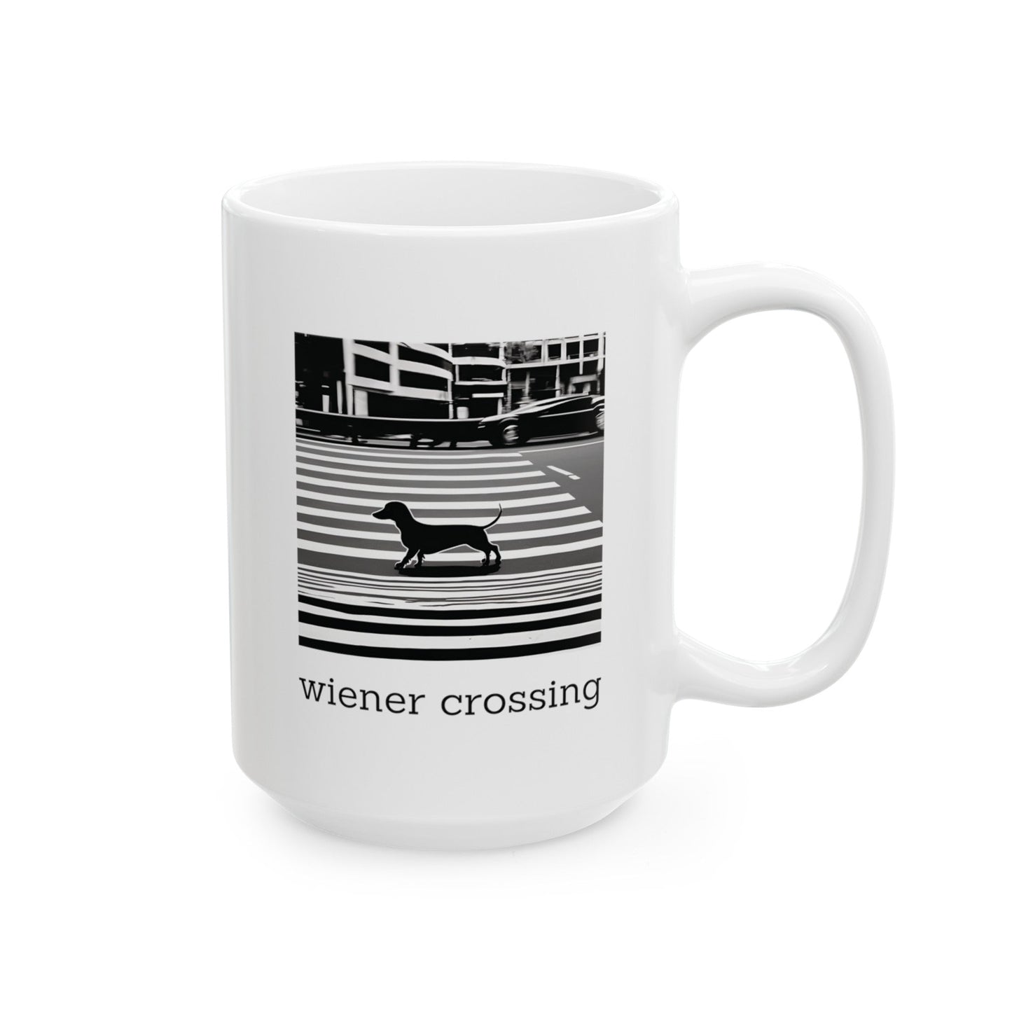 Wiener Crossing - Ceramic Mug - Real Rad Boutique