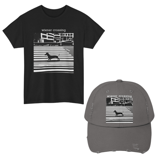 Wiener Crossing T - Shirt & Cap Bundle - Real Rad Boutique