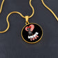 Wiener Love - Circle Pendant - Real Rad Boutique