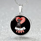 Wiener Love - Circle Pendant - Real Rad Boutique