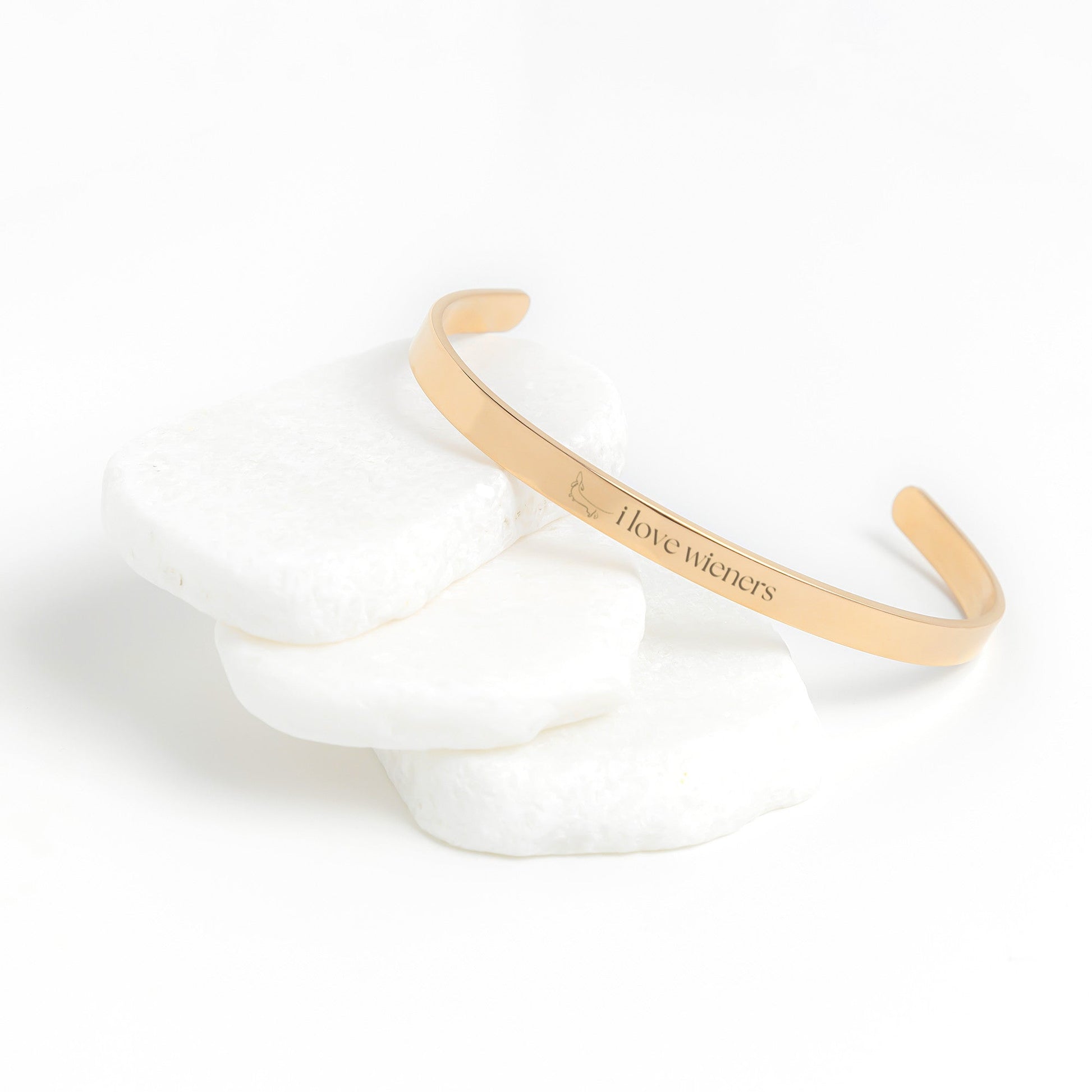 Wiener Love - Cuff Bracelet - Real Rad Boutique