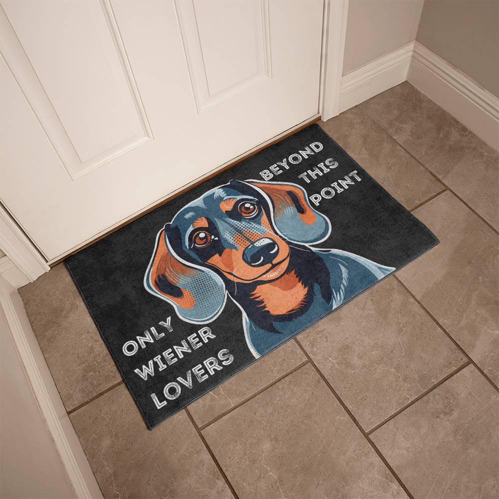 Wiener Lovers Welcome - Welcome Mat - Real Rad Boutique