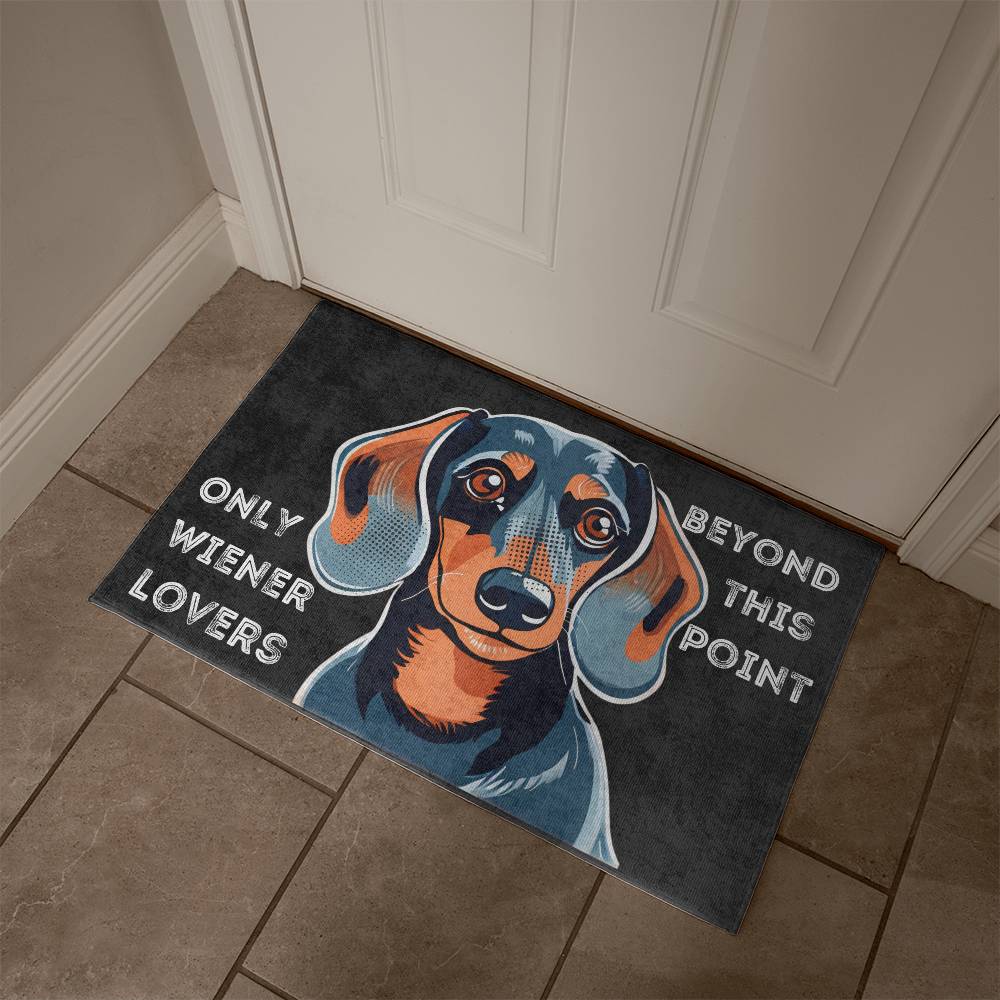 Wiener Lovers Welcome - Welcome Mat - Real Rad Boutique