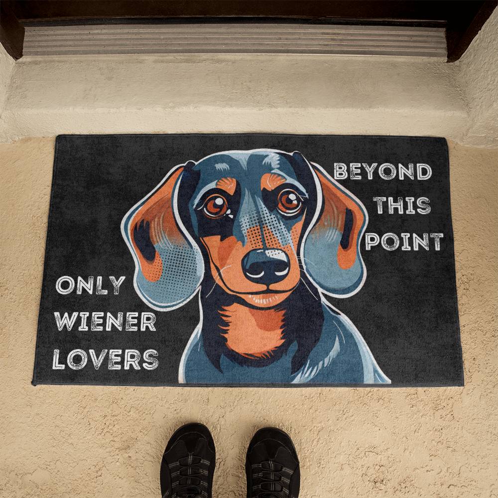 Wiener Lovers Welcome - Welcome Mat - Real Rad Boutique