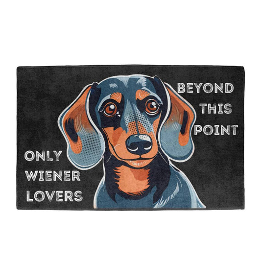 Wiener Lovers Welcome - Welcome Mat - Real Rad Boutique