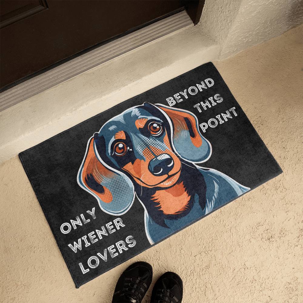 Wiener Lovers Welcome - Welcome Mat - Real Rad Boutique