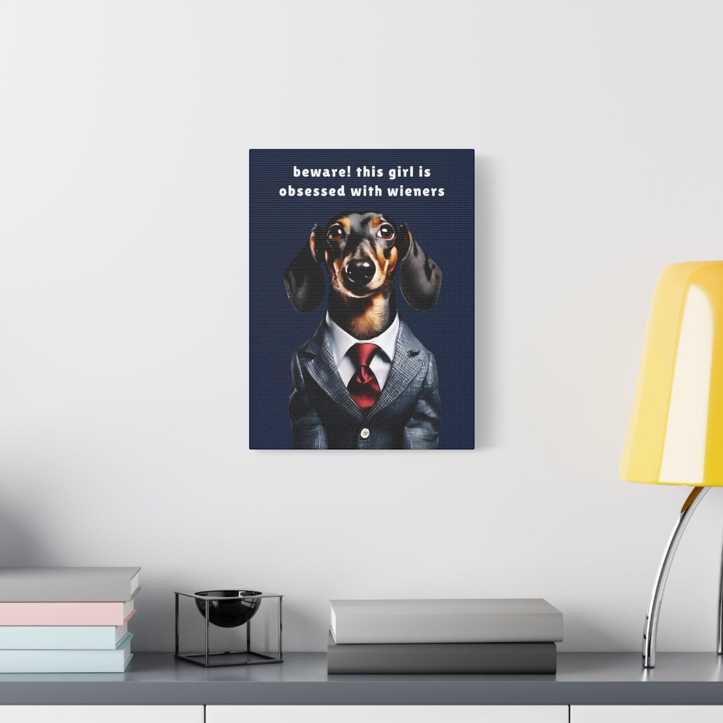 Wiener Obsessed - Matte Canvas - Real Rad Boutique