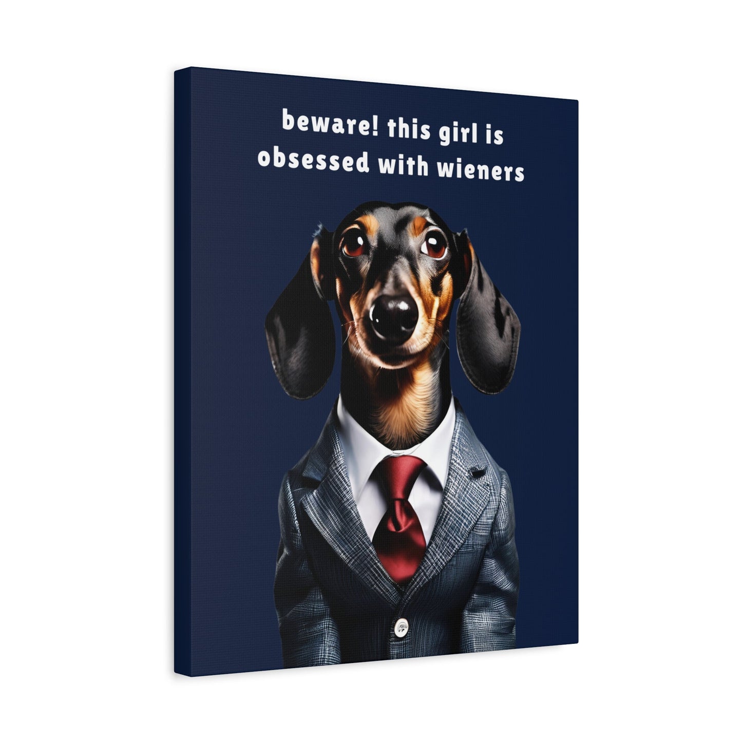 Wiener Obsessed - Matte Canvas - Real Rad Boutique