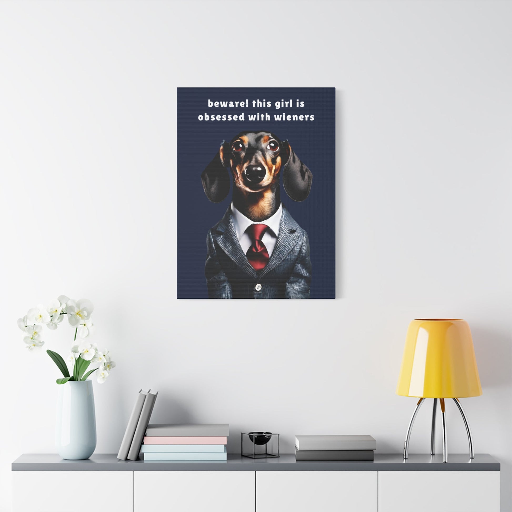 Wiener Obsessed - Matte Canvas - Real Rad Boutique