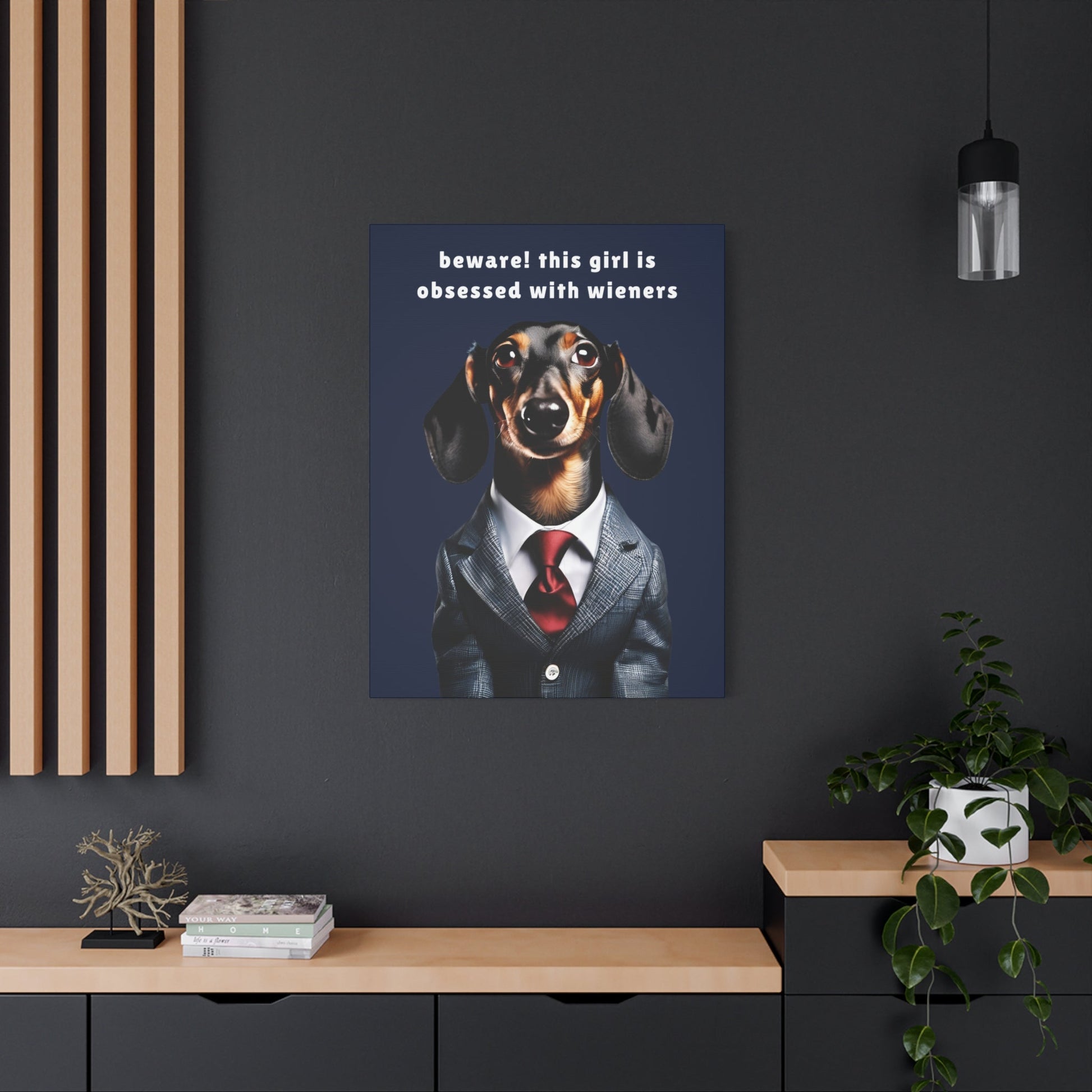 Wiener Obsessed - Matte Canvas - Real Rad Boutique