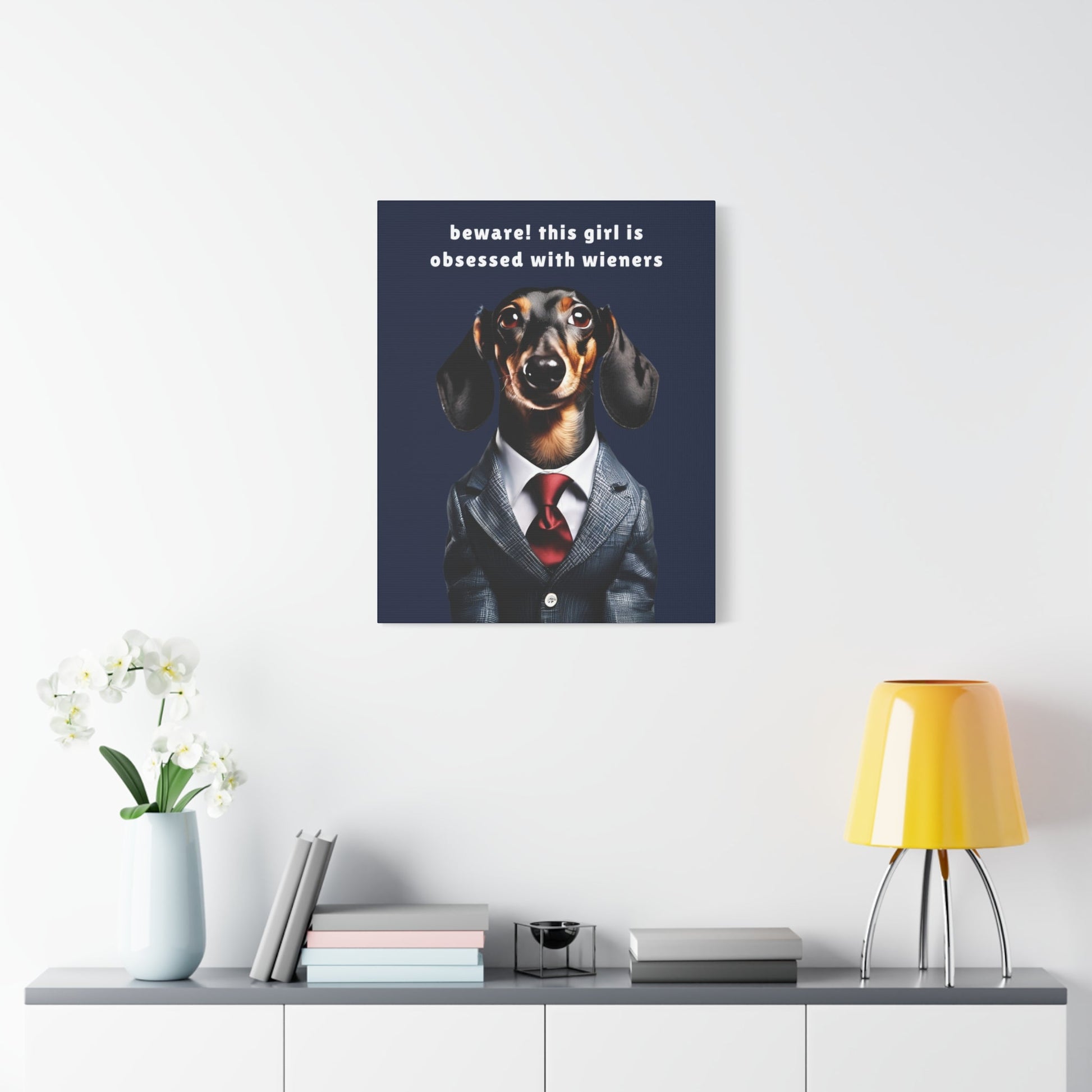 Wiener Obsessed - Matte Canvas - Real Rad Boutique