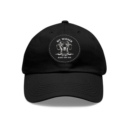 Wiener Ride - or - Die - Cap with Leather Patch - Real Rad Boutique