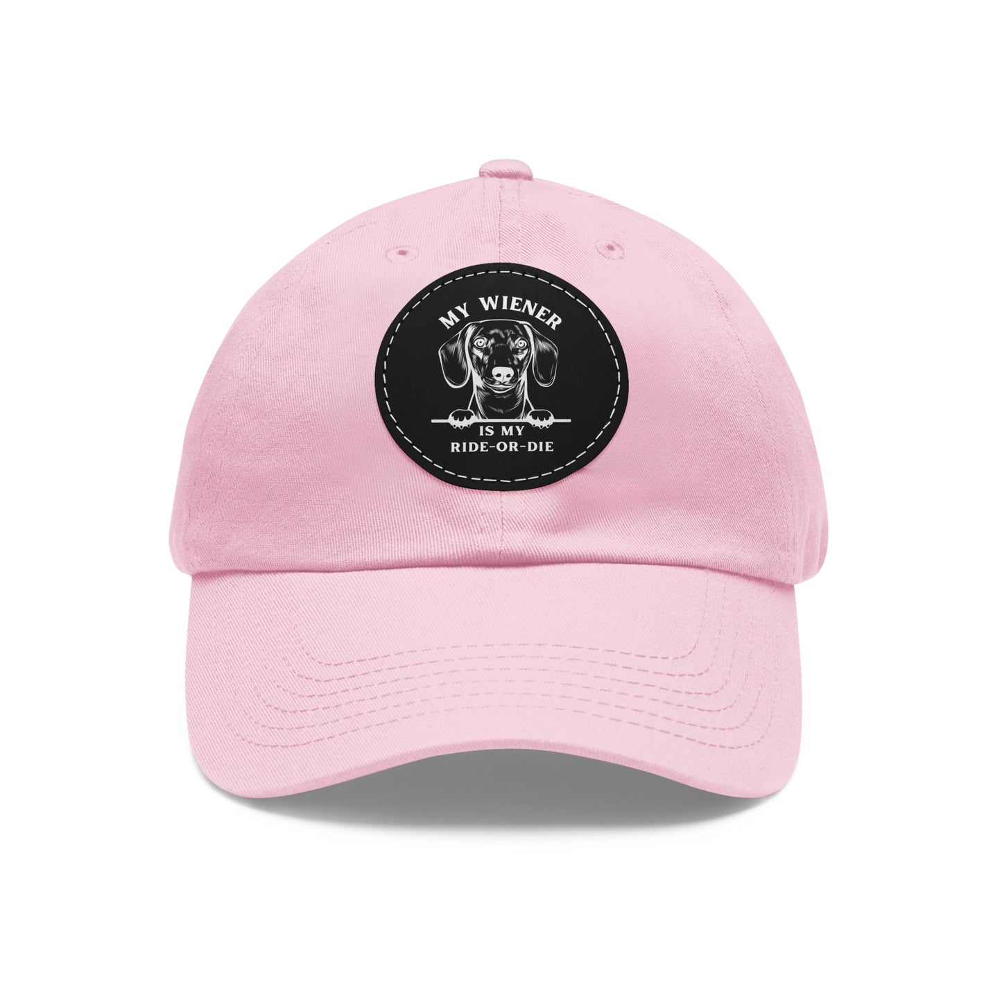 Wiener Ride - or - Die - Cap with Leather Patch - Real Rad Boutique