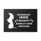 Wiener Security - Matte Canvas, Black Frame - Real Rad Boutique