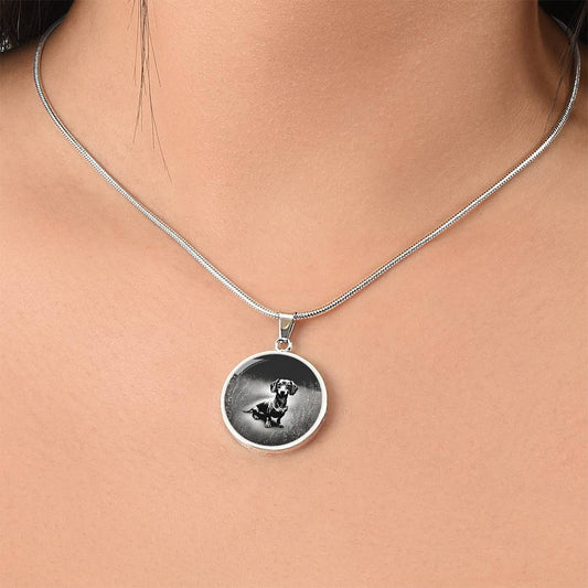 Wiener Wanderlust - Circle Pendant - Real Rad Boutique