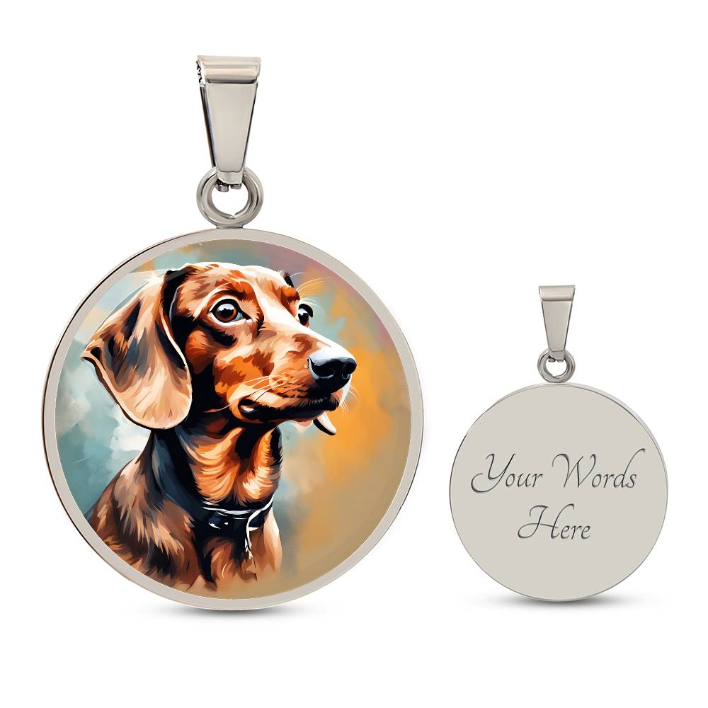 Wiener Wishes - Dachshund Pendant - Real Rad Boutique