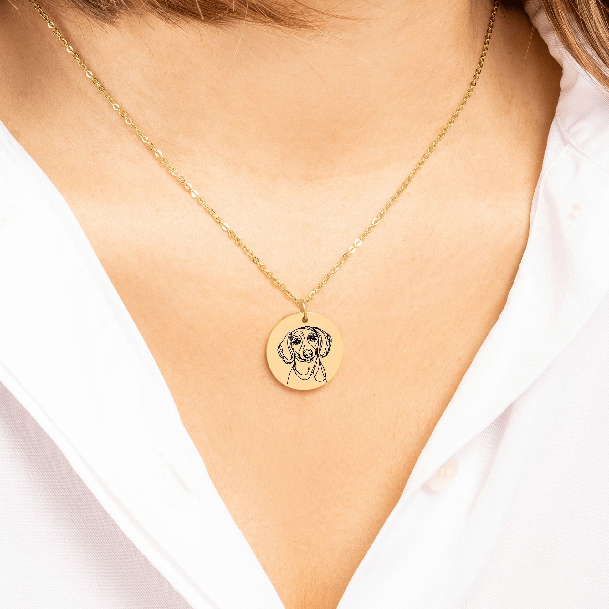 Wienerful Woman - Dachshund Valentine Necklace | Gift for Her - Real Rad Boutique