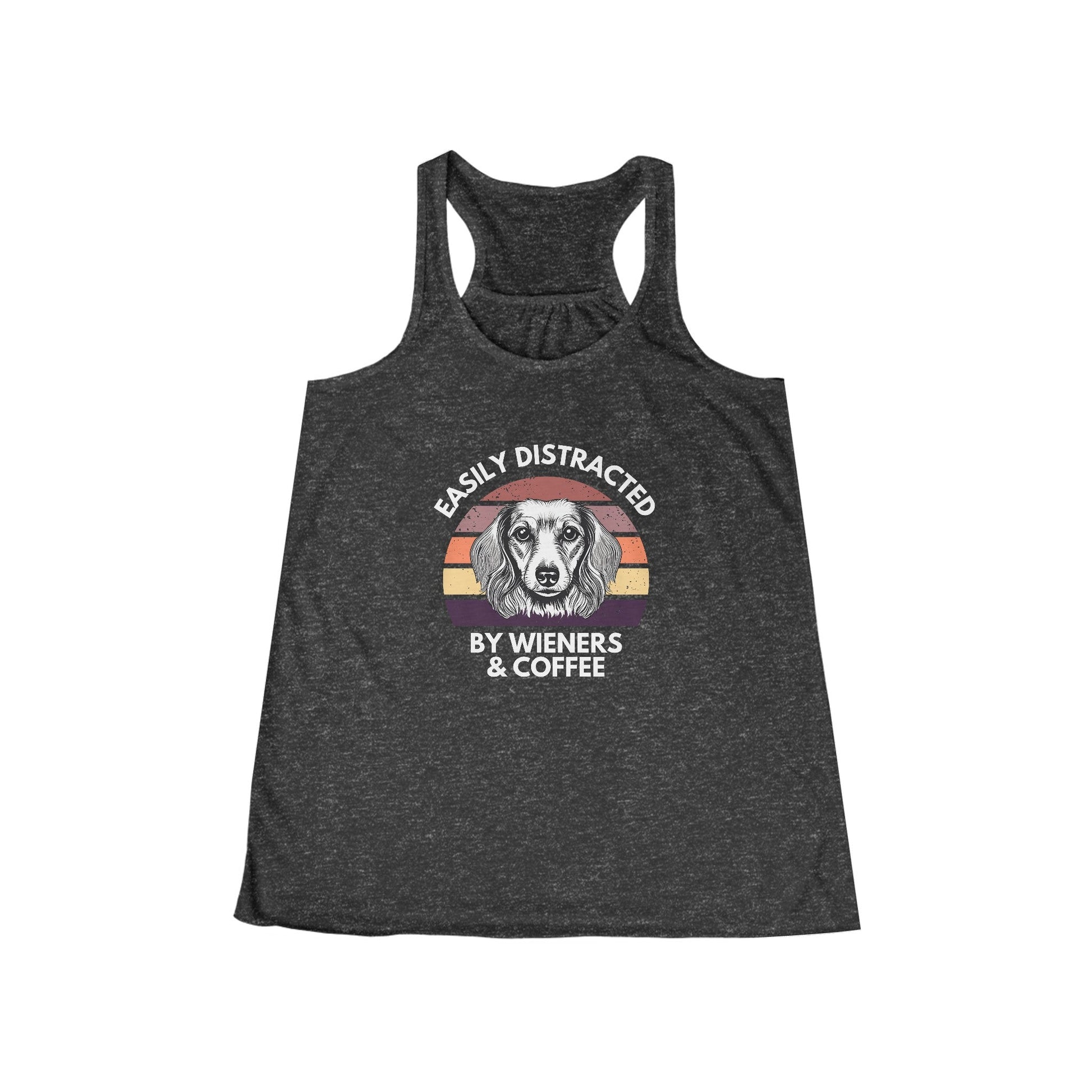 Wieners and Wine - Women's Flowy Racerback Tank - Real Rad Boutique