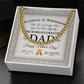 World's Greatest Dad - Cuban Link Chain - Real Rad Boutique