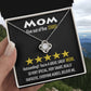 You're a Great Mom Appreciation Card - Love Knot Necklace - Real Rad Boutique