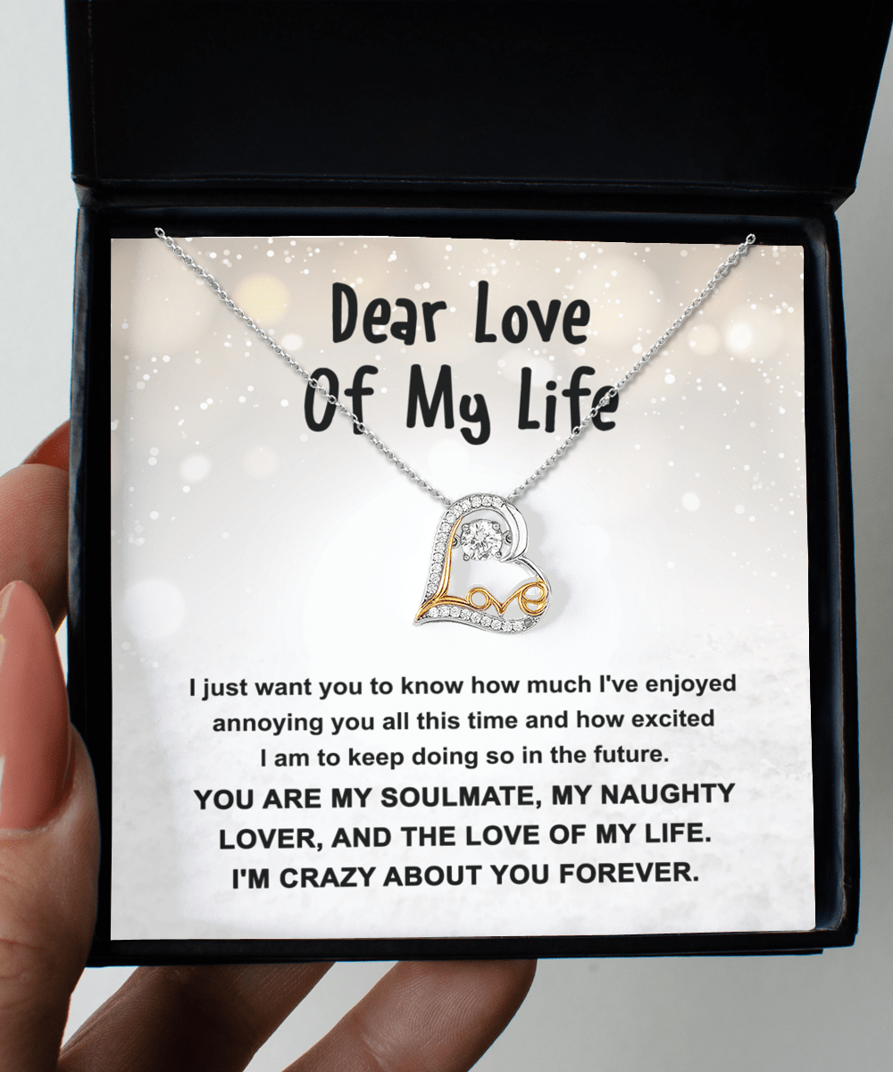 A Lifetime of Joy with You - Love Dancing Necklace - Real Rad Boutique