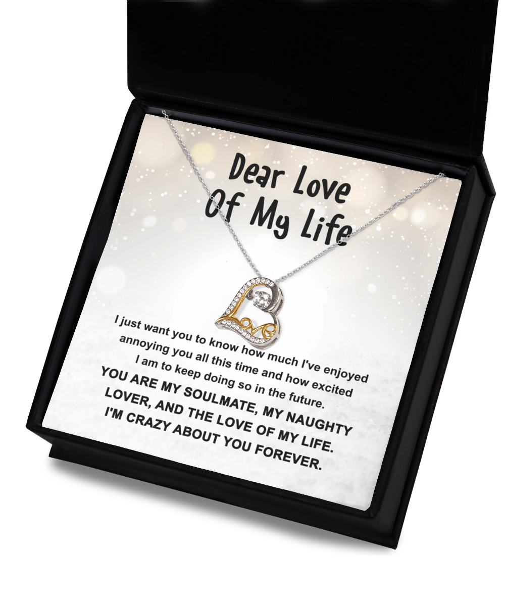 A Lifetime of Joy with You - Love Dancing Necklace - Real Rad Boutique