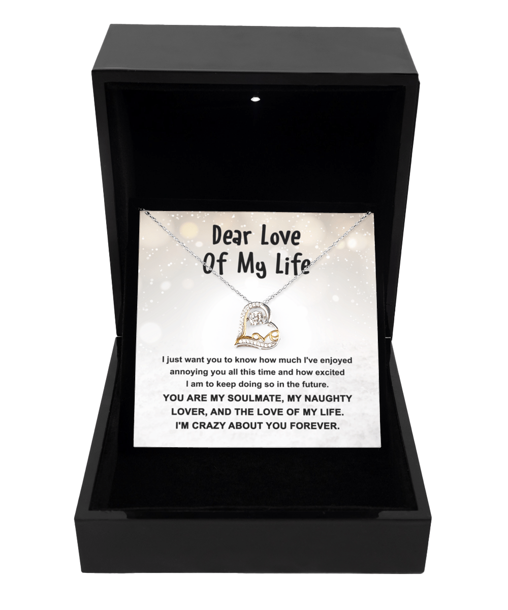 A Lifetime of Joy with You - Love Dancing Necklace - Real Rad Boutique