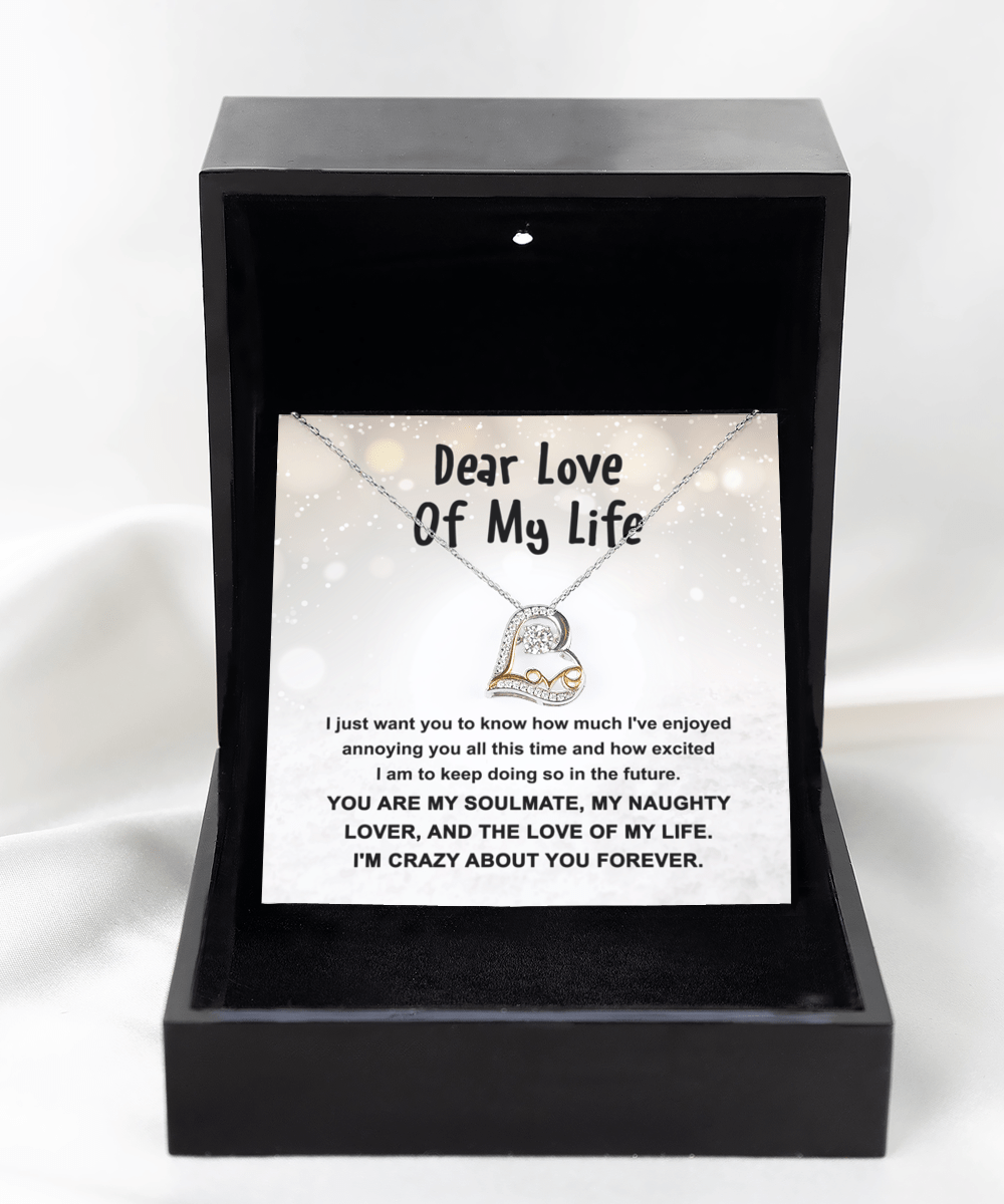 A Lifetime of Joy with You - Love Dancing Necklace - Real Rad Boutique